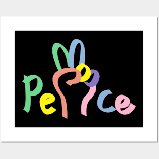 Colorful Peace Posters and Art